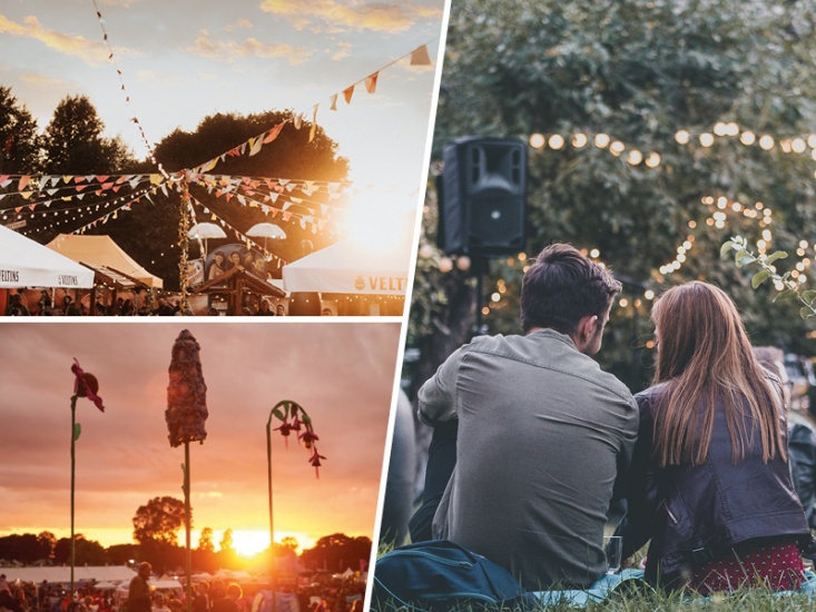 collage of 3 festival images