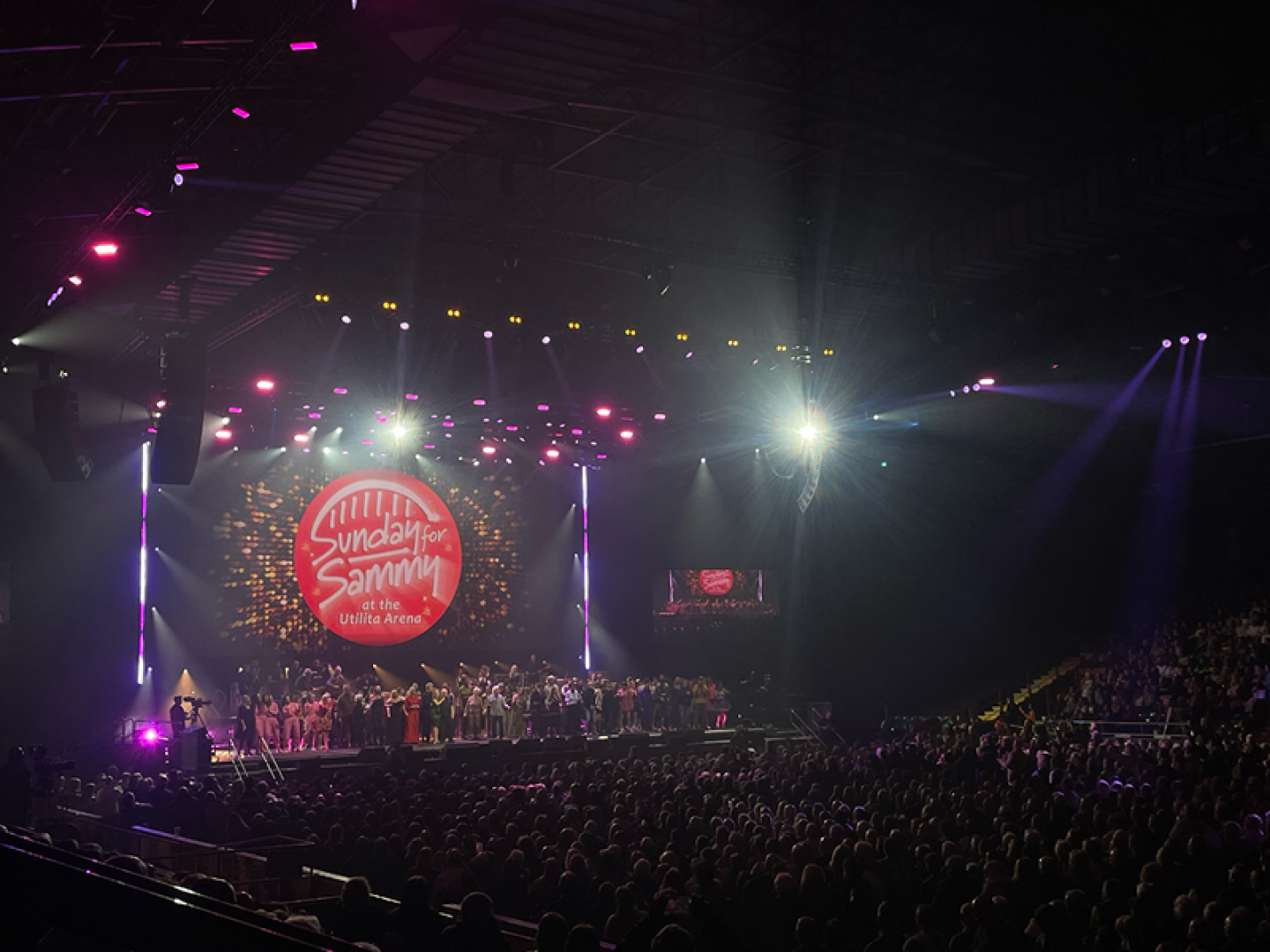 performers on a stage