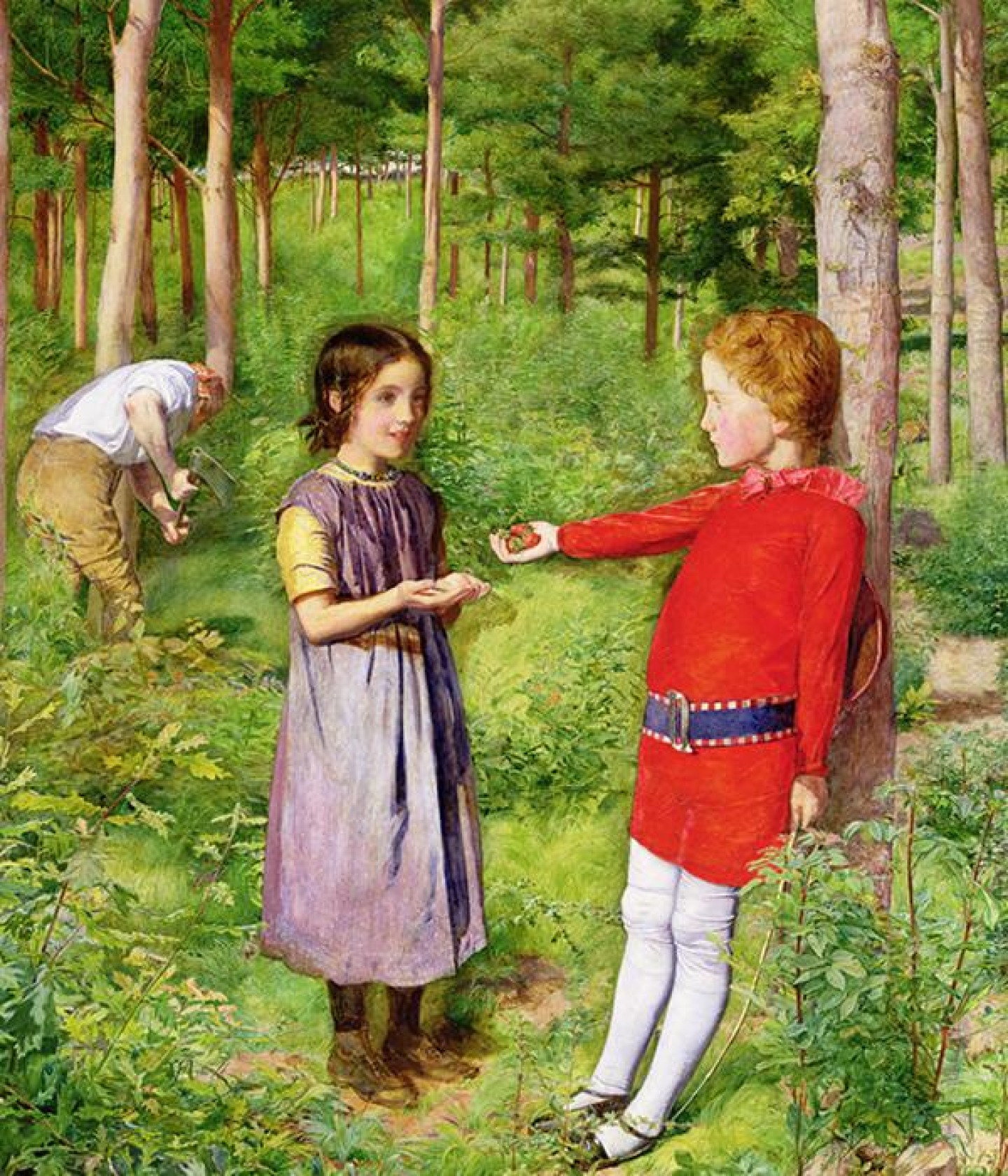 The Woodman's Daughter by John Everett Millais (1851). Guildhall Art Gallery, City of London © Bridgeman Images