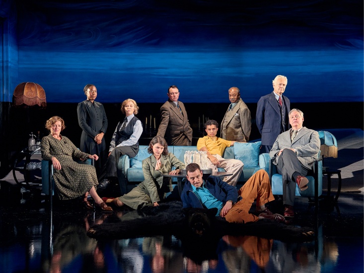 theatre show cast posing for a promotional picture