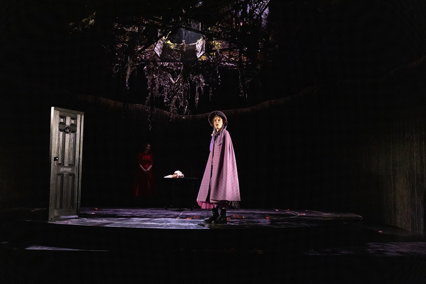 Rhiannon Clements (Anne Brontë) in Underdog The Other Other Brontë at the National Theatre (c) Isha Shah