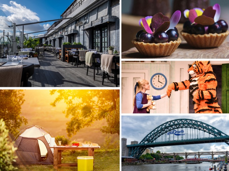 collage of featured entries