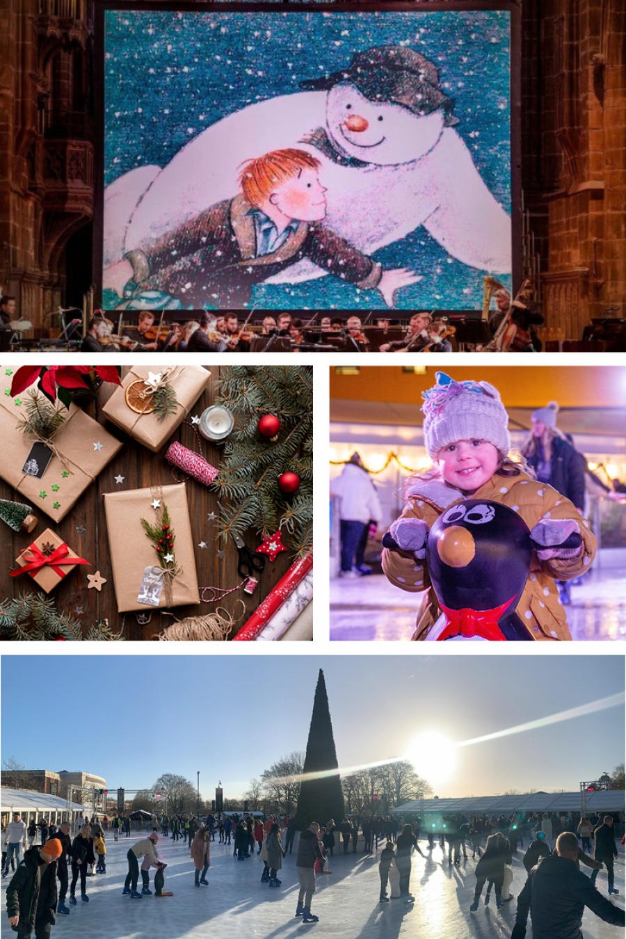 Collage of featured events