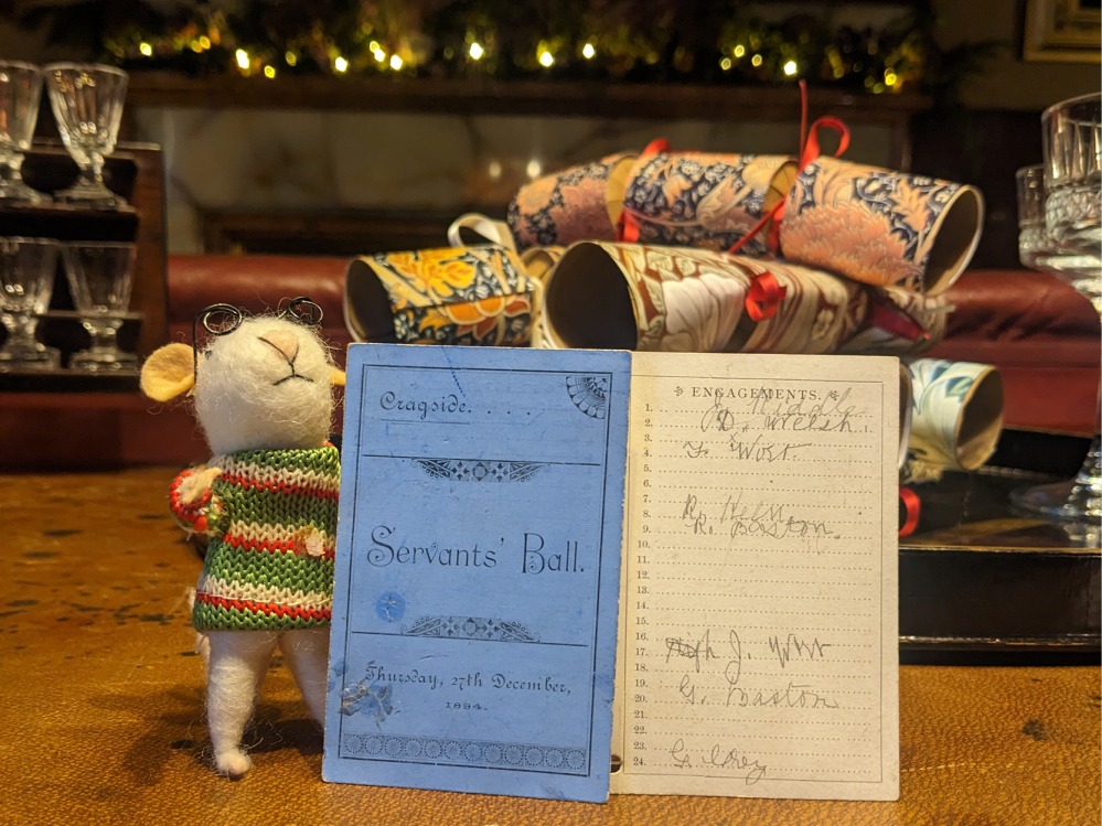 The Servants' Ball card that's inspired this year's Christmas theme at the House. National Trust Images, Sheila Rayson