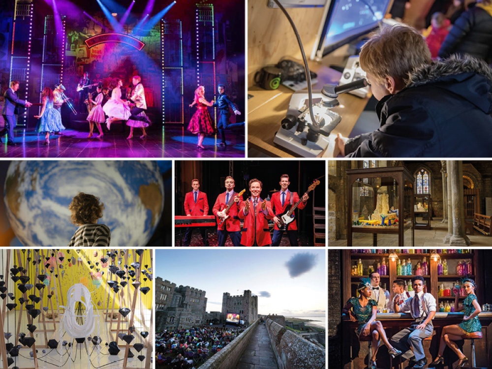 collage of event/show images