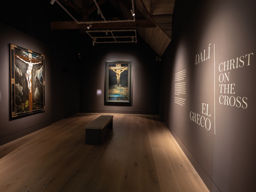 Dali painting of Christ