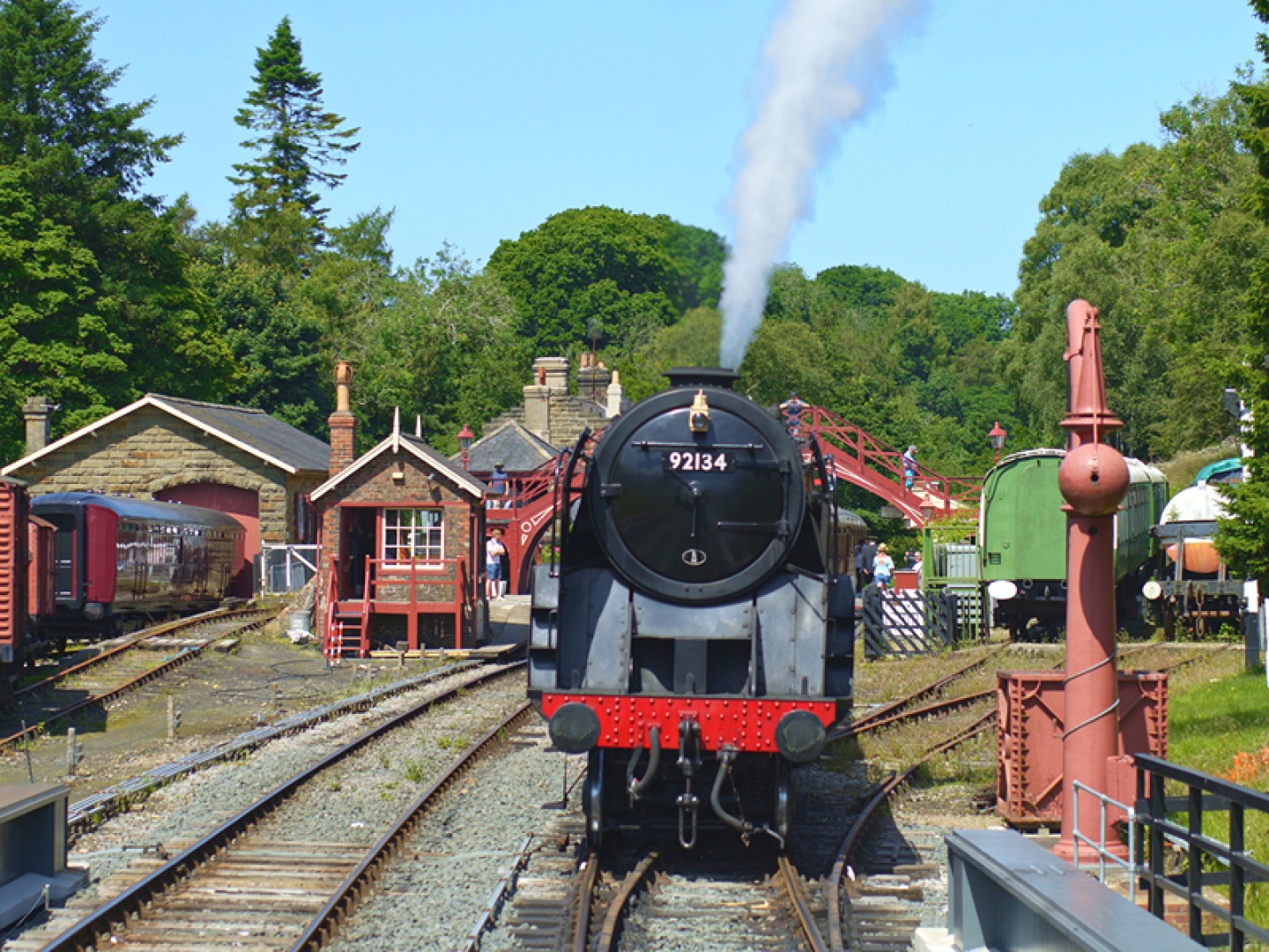 A sequence filmed at Goathland Station featuring the iconic steam trains of the North Yorkshire Moors Railway ©Project Yorkshire
