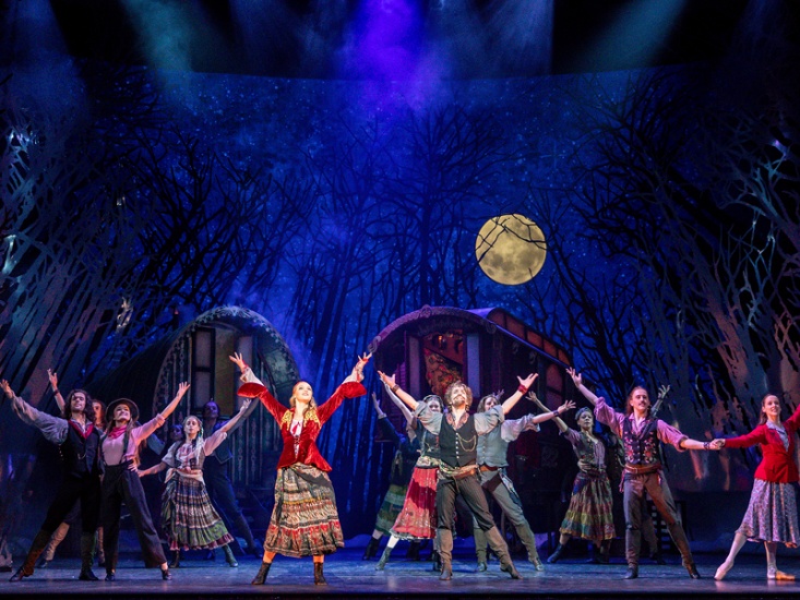 performers on a stage