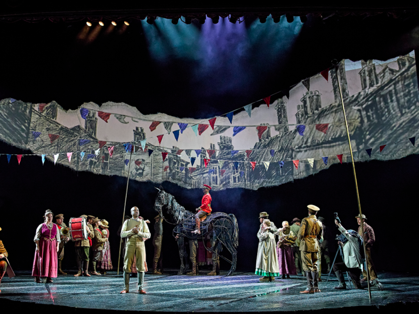 The cast of War Horse