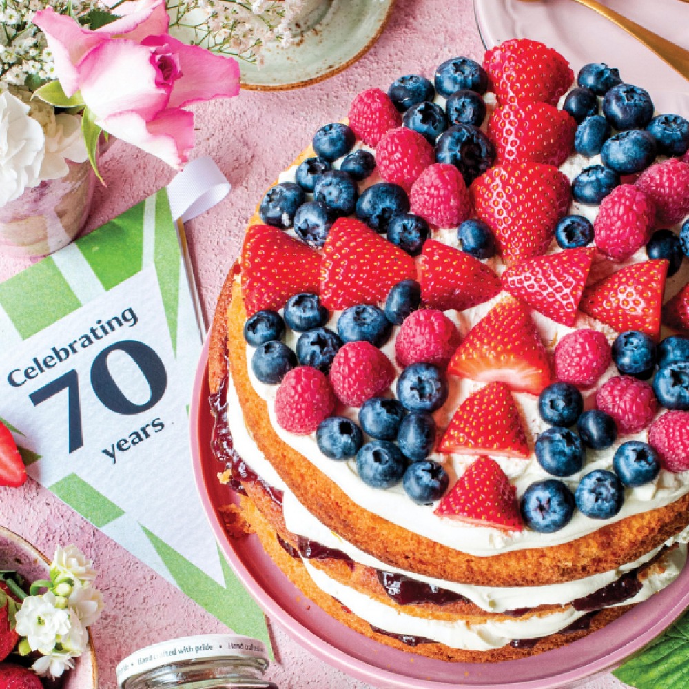 Show-stopping Victoria sponge cake