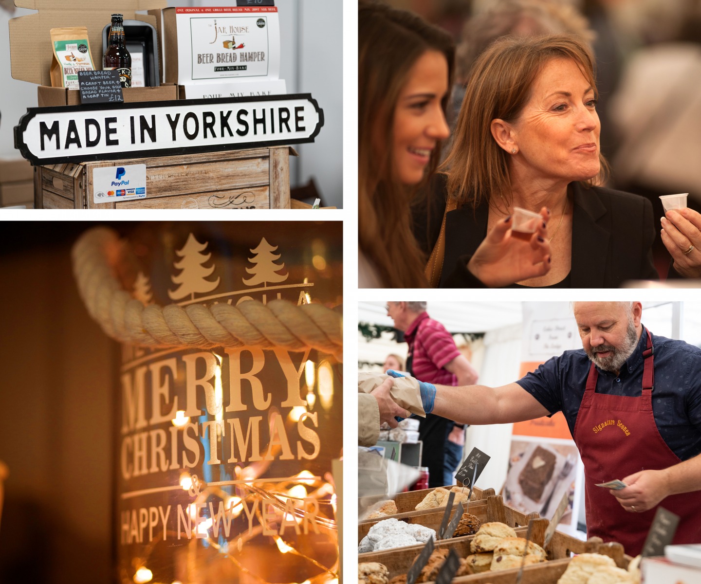 A selection of products from traders.