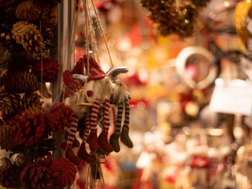 Christmas themed mice decorations