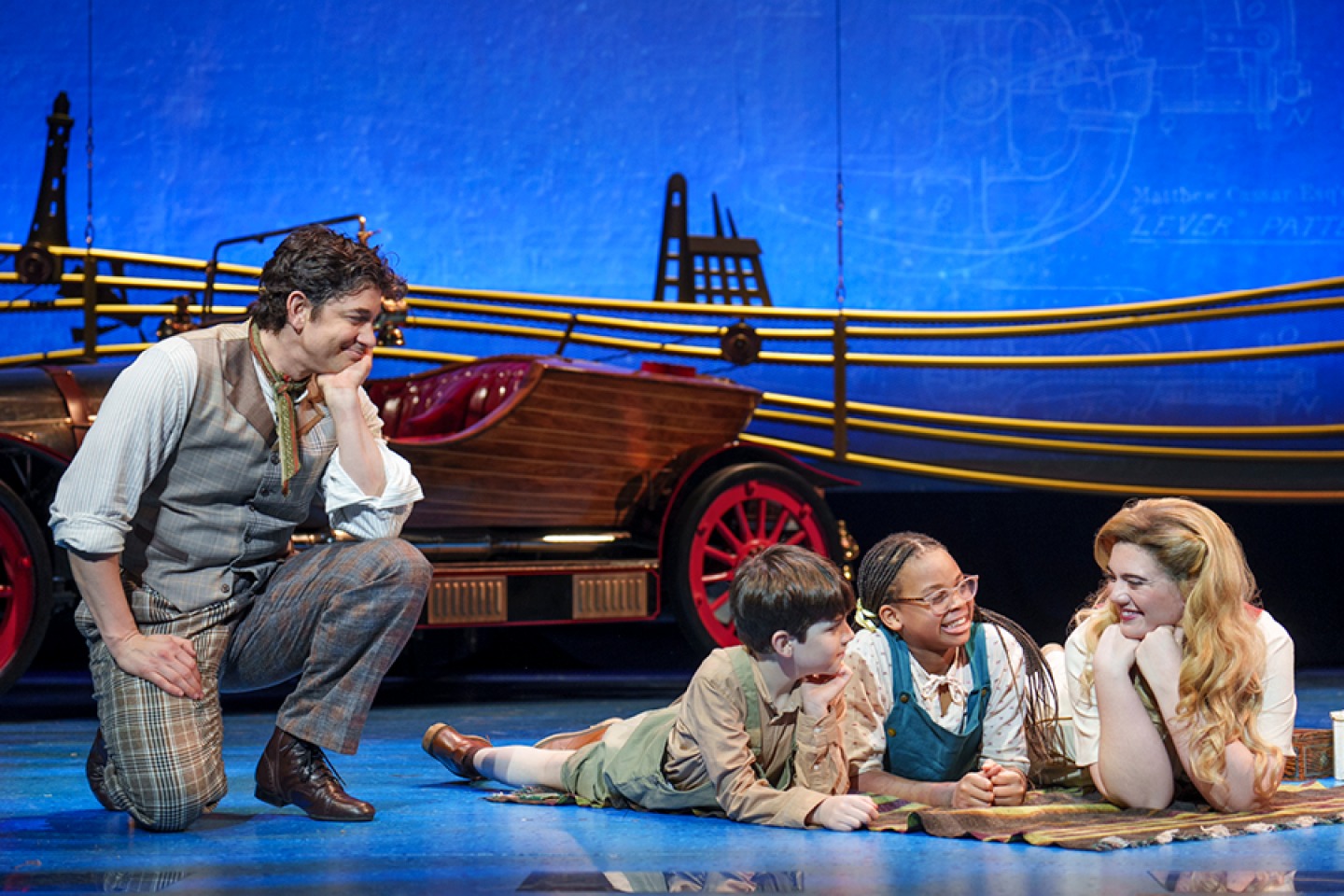 Adam Garcia, Ayrton English, Jasmine Nyenya, Ellie Nunn. Photo Credit Paul Coltas