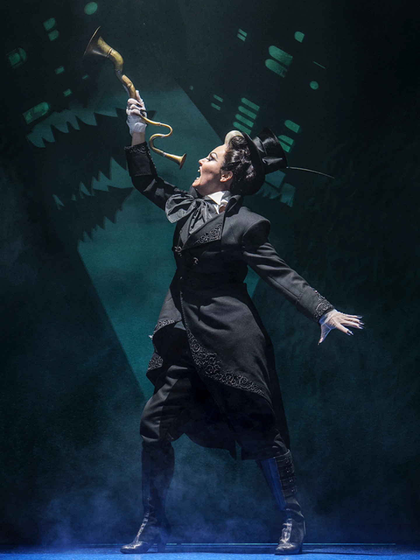 Charlie Brooks as the Childcatcher portrait Photo credit. Paul Coltas