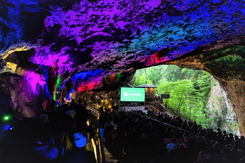 Village Screen Cinema event at The Peak Cavern
