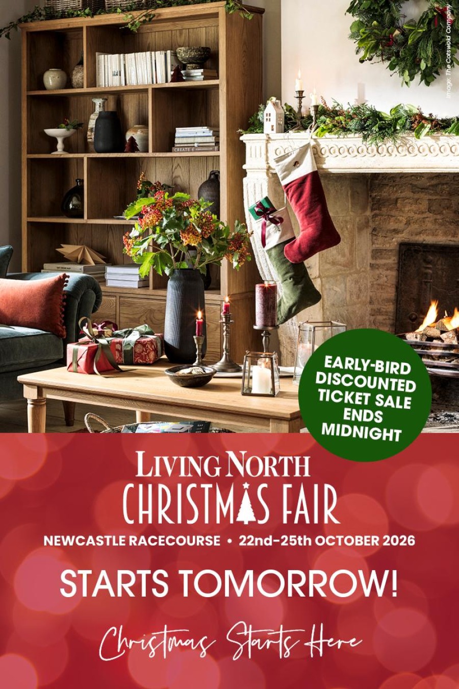 Living North Christmas Fair branding graphic