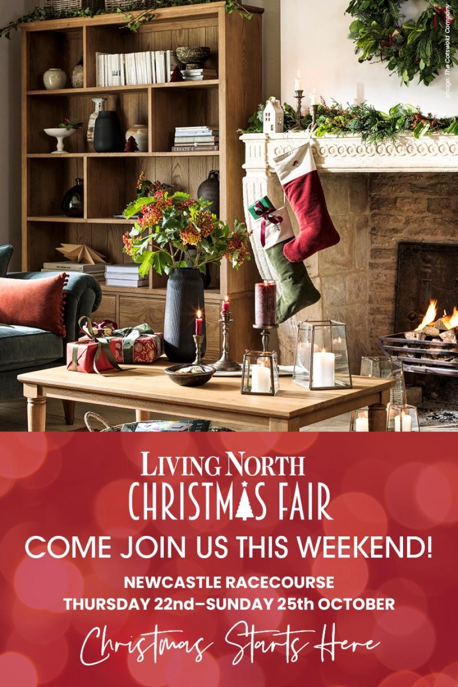 Living North Christmas Fair branding graphic