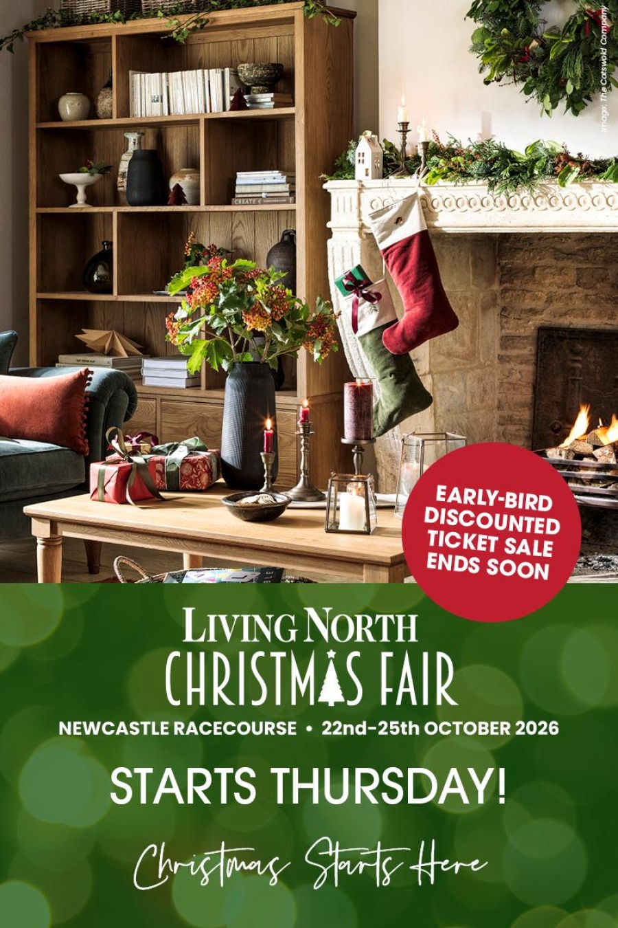 Living North Christmas Fair branding graphic